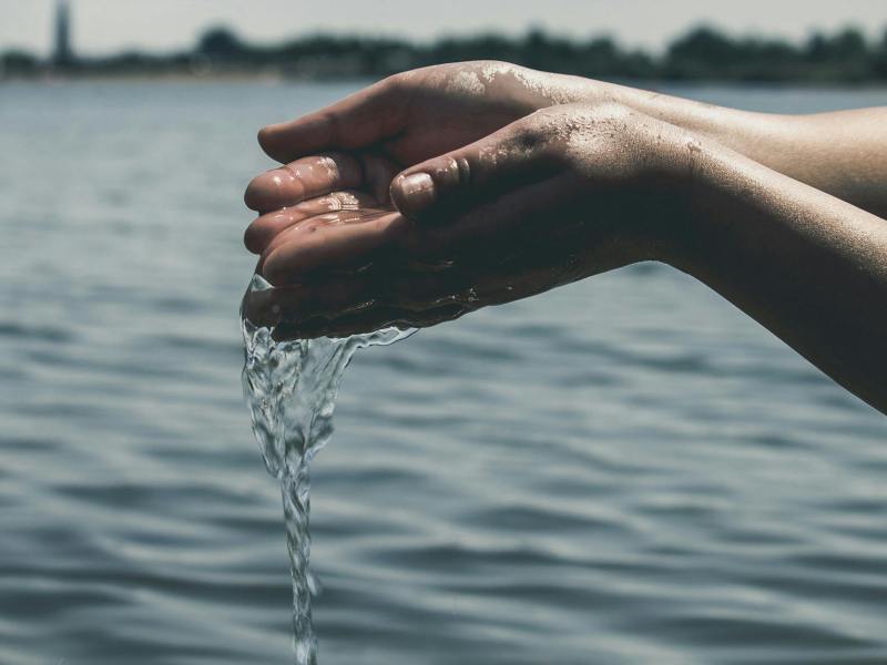 person pouring water photography