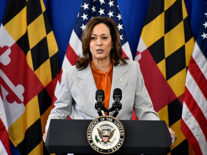 **FILE** Vice President Kamala Harris, the Democratic presidential nominee, and Democratic strategist James Carville have raised concerns about former President Donald Trump’s ongoing racist rhetoric, as he runs against Harris to occupy the Oval Office. (Robert R. Roberts/The Washington Informer)