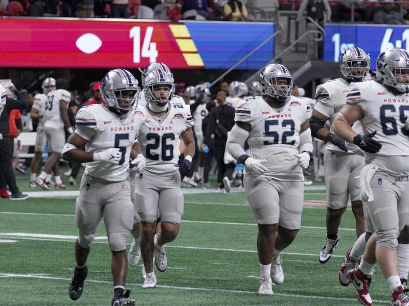 Howard University football team (pictured) and Florida A&M University (FAMU) played against one another during the Celebration Bowl in Atlanta on Dec. 16. FAMU was victorious. (Courtesy photo)