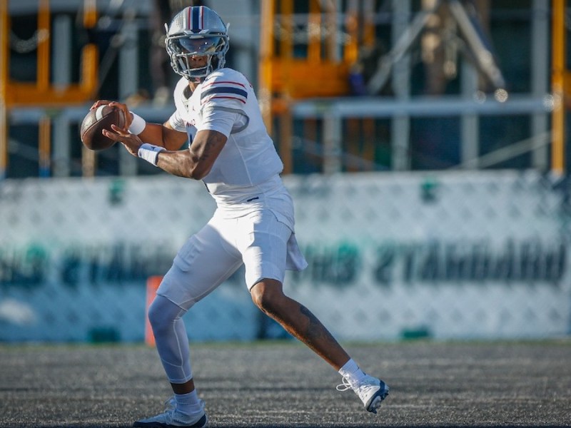 Howard University quarterback Quinton Williams will be looking to lead the Bison to a victory over Norfolk State in the institution's homecoming game on Oct. 21. (Courtesy of Howard University Athletics)