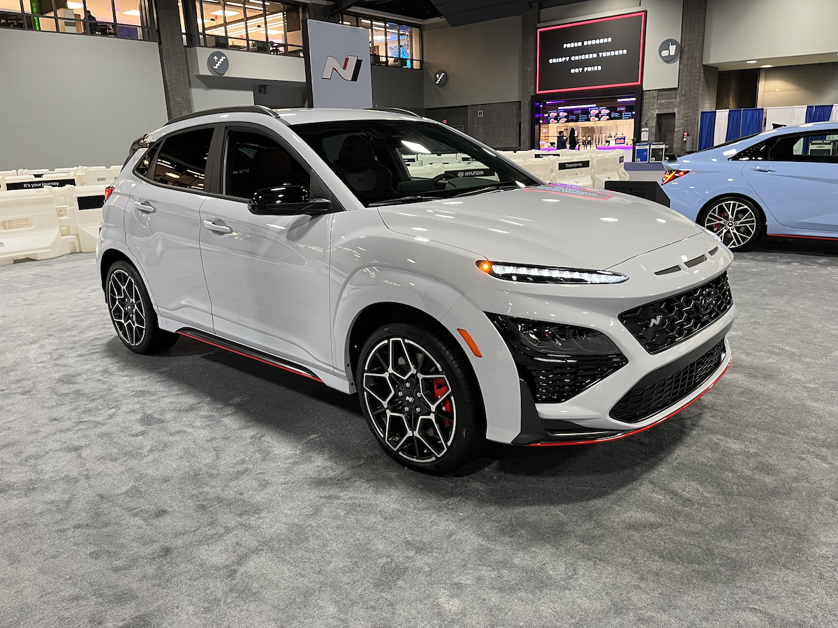 The Dodge Hornet is featured at the 2023 Washington, D.C. Auto Show. (D.R. Barnes/The Washington Informer)