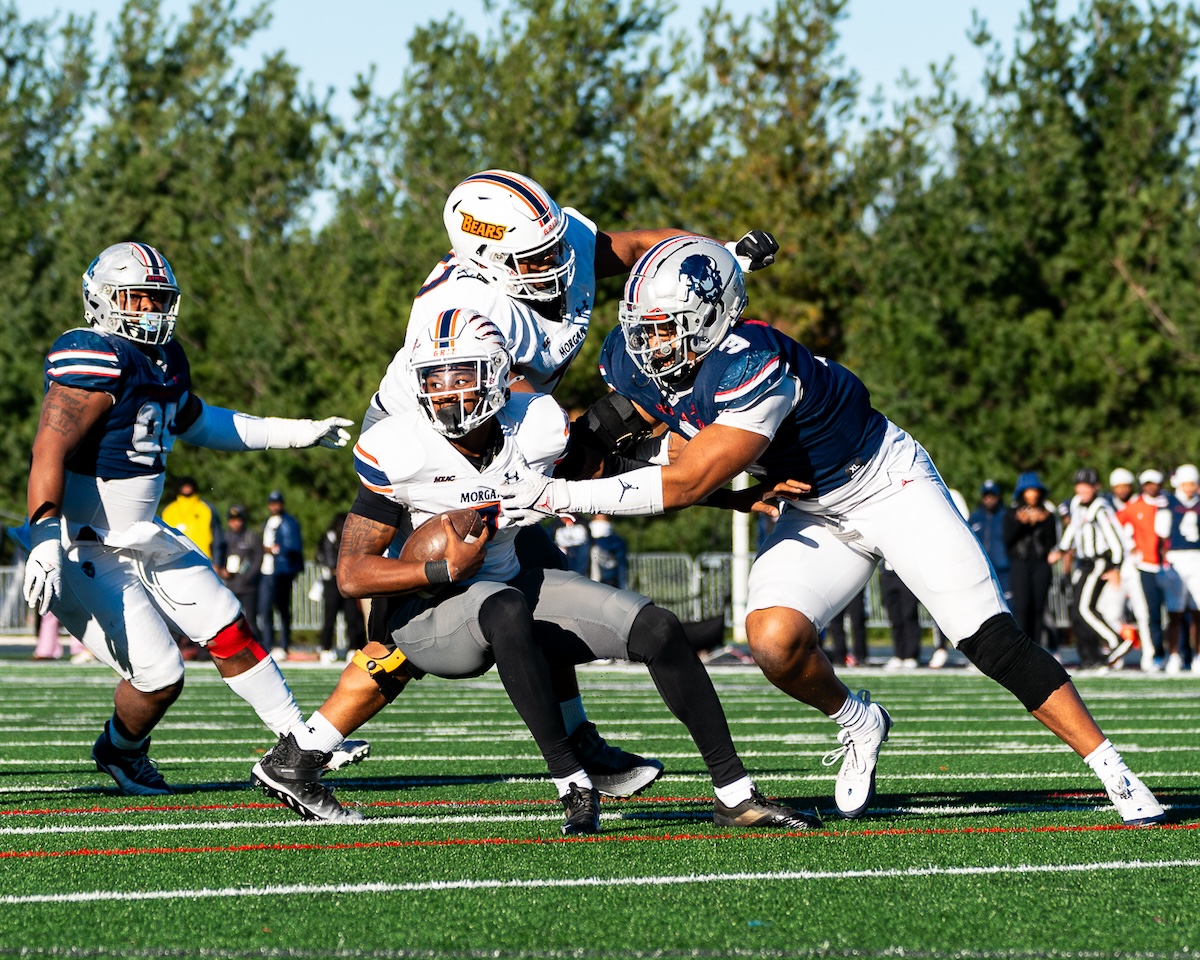 Morgan State (pictured here in a game against Howard University in 2023) has made great strides in its first two years under Damon Wilson. (WI File Photo/Marcus Relacion)