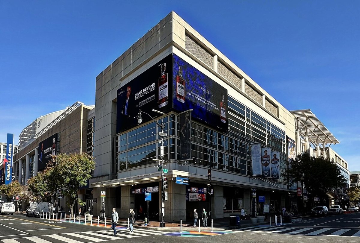 **FILE** Capital One Arena in Washington, D.C. (APK, CC BY-SA 4.0 via Wikimedia Commons)