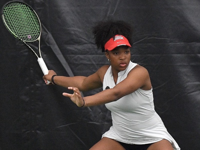 Imani Jean, a freshman member of Howard University’s women's tennis team, is getting lots of attention for her early success on the court. (Courtesy photo)