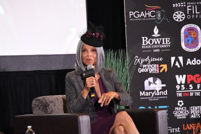 Award-winning actress and philanthropist Victoria Rowell was the Film Festival’s featured guest and shared her insights and experiences in a brunch conversation at the MGM National Harbor Hotel and Casino’s Grand Ballroom on the final day of the festival. (Anthony Tilghman/The Washington Informer)