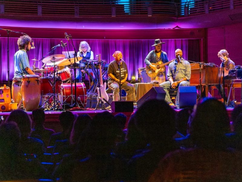 Meshell Ndegeocello in a live performance of her new album, "No More Water: The Gospel of James Baldwin," at The Music Center at Strathmore on Saturday, Oct. 5 (Ja’Mon Jackson/The Washington Informer)