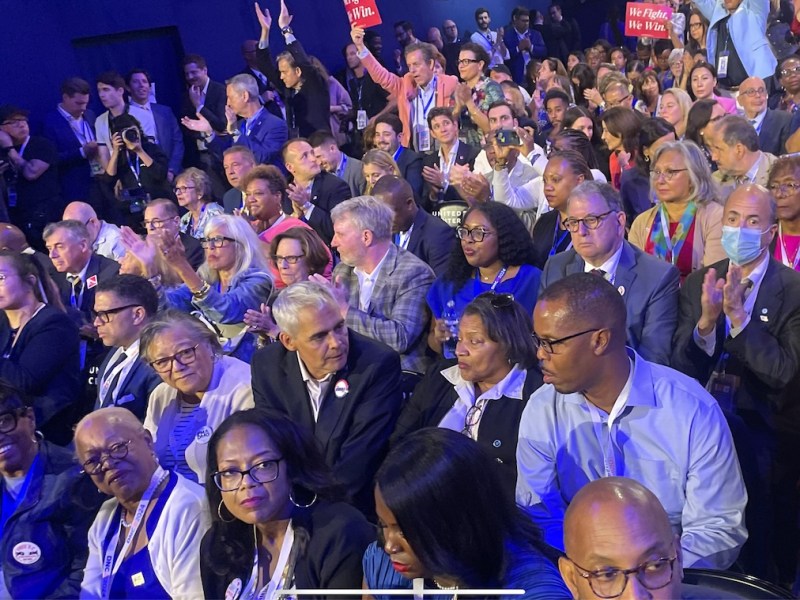 District of Columbia Democratic Party delegates at the 2024 Democratic National Convention in Chicago (Courtesy of Stuart Anderson)