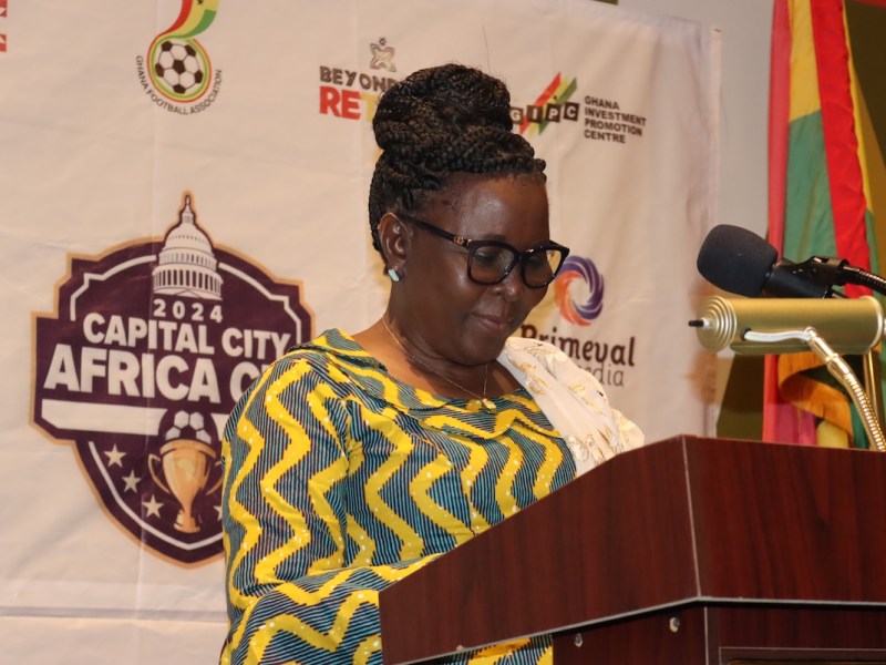 Ghana's Ambassador to the U.S. Hajia Alima Mahama speaks at the launch of Ghana D.C. Week at the Smithsonian National Museum of African Art on Oct. 7. (Eden Harris/The Washington Informer)