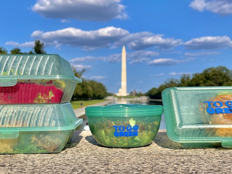 Integrated with Uber, To Go Green offers an environment-friendly dining experience, where customers can pick up or deliver food directly through the online platform and receive their orders in durable reusable containers designed to withstand at least 1,000 uses. (Courtesy photo)