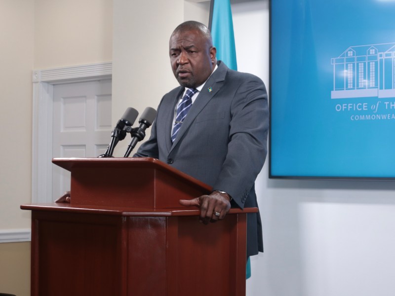 Bahamas Minister of Youth, Sports and Culture Mario K. Bowleg announced the appointment of 15 youth ambassadors to serve as members of the National Youth Ambassadors Corp 2024-2026. (Courtesy of Bahamas Ministry of Youth, Sports and Culture)