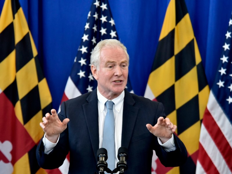 **FILE** Sen. Chris Van Hollen co-introduced the Polluters Pay Climate Fund Act, requiring the biggest polluters in America to begin paying their fair share to confront the climate crisis. (Robert R. Roberts/The Washington Informer)