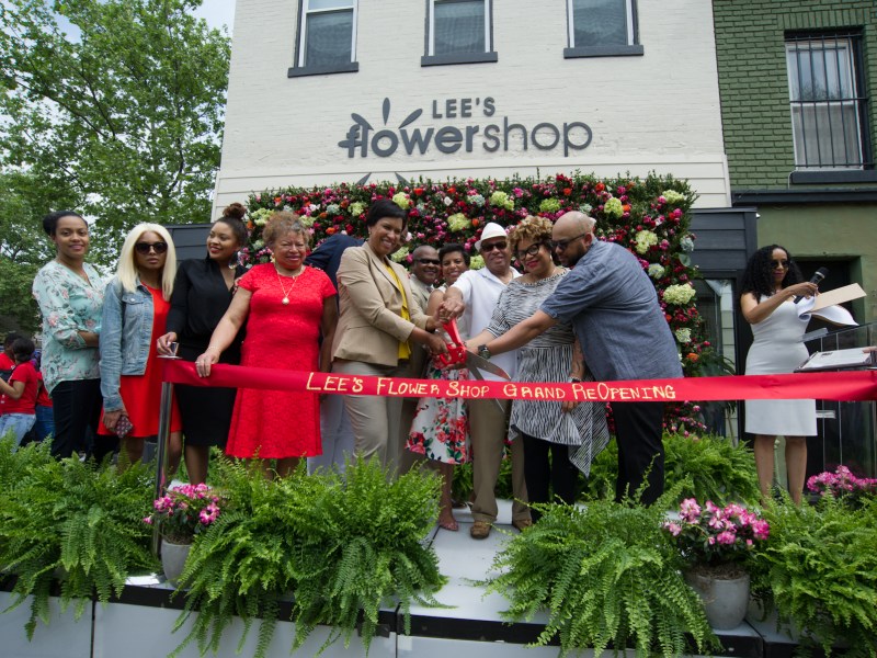 Lee's Flower & Card Shop Grand Reopening April 27, 2017. / Photo by Lateef Mangum