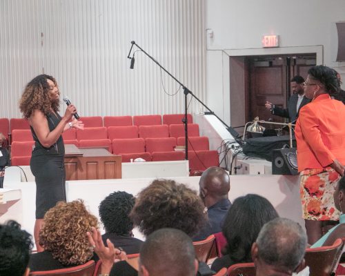 Gospel artist Yolanda Adams performs at the LM Foundation's domestic violence awareness concert held at Nineteenth Street Baptist Church in Northwest on May 6, 2017/Photo by Shevry Lassiter