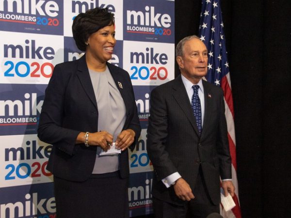 Mayor Bowser and Michael Bloomberg