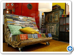 funny bed of books
