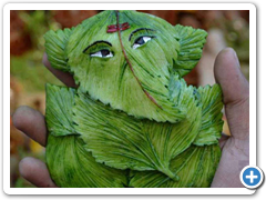 creativity with leaf image